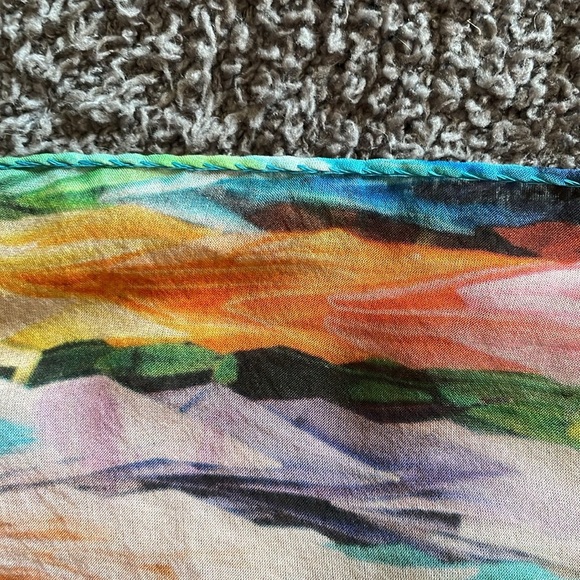 KLEMENTS LONDON 100% Silk Scarf – Artist Charlotte Allen - Picture 10 of 13